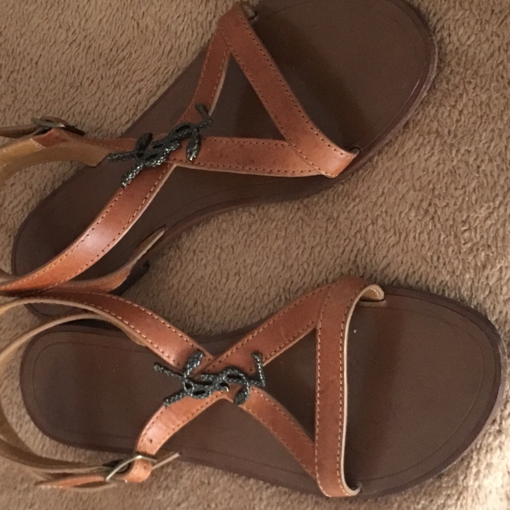 YSL Nu Pieds Monogram Serpent Flat